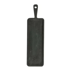 Serveerplank Plancha Mangohout 60 cm - Zwart - Loft24.nl