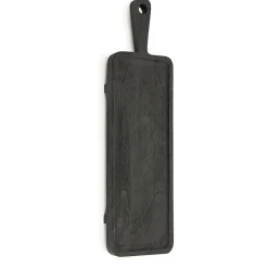 Serveerplank Plancha Mangohout 60 cm - Zwart - Loft24.nl