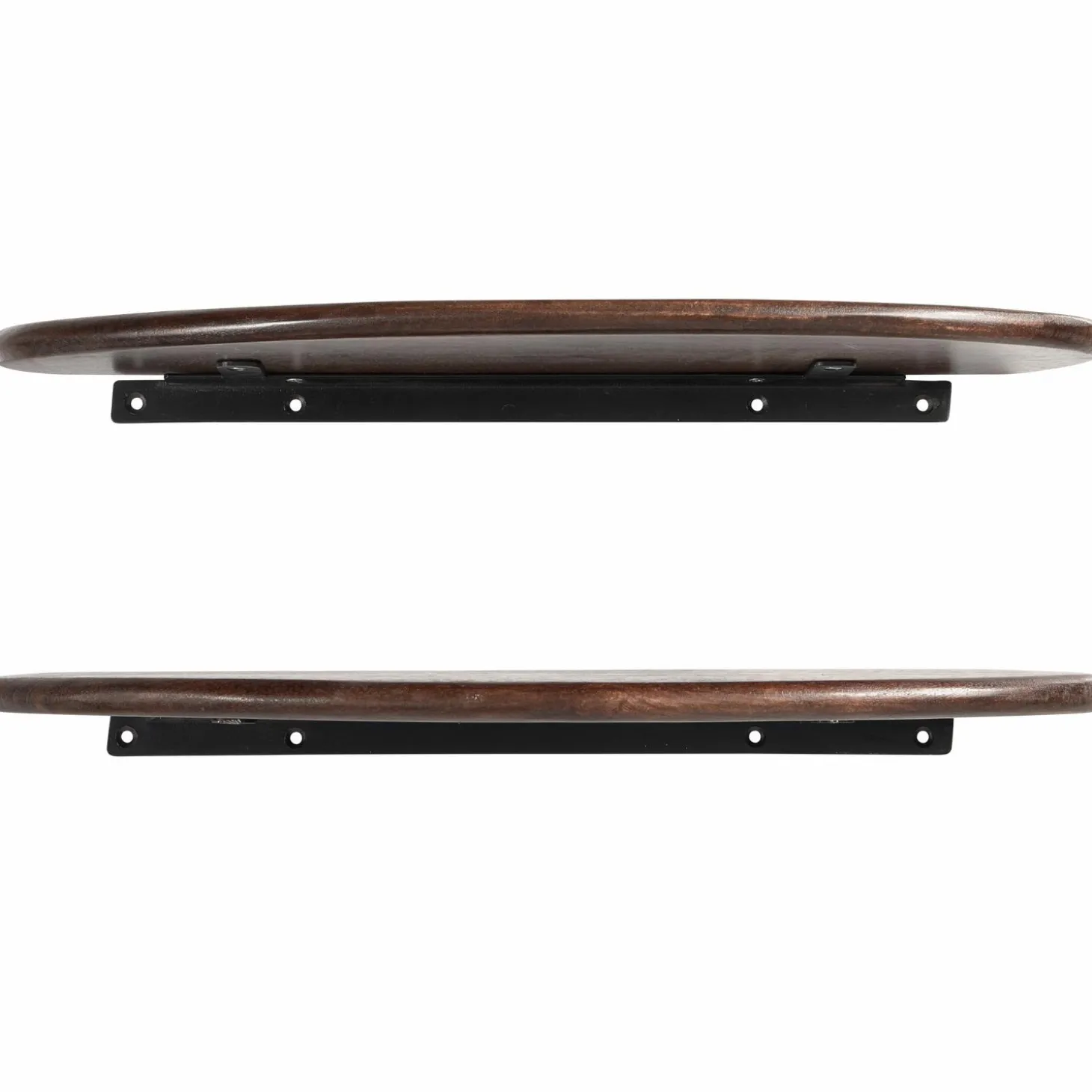 Set v 2 - layer wandplanken mango hout walnoot - Loft24.nl