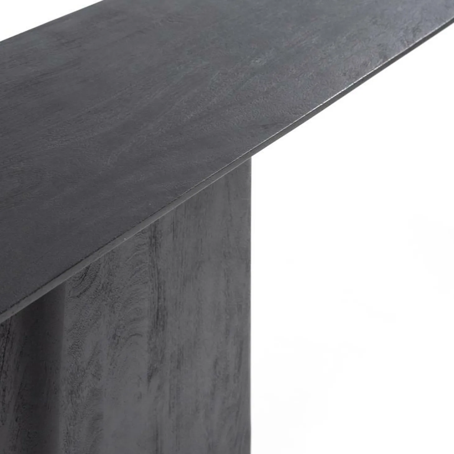 Sidetable Aron Mangohout - Zwart 180 cm - Loft24.nl