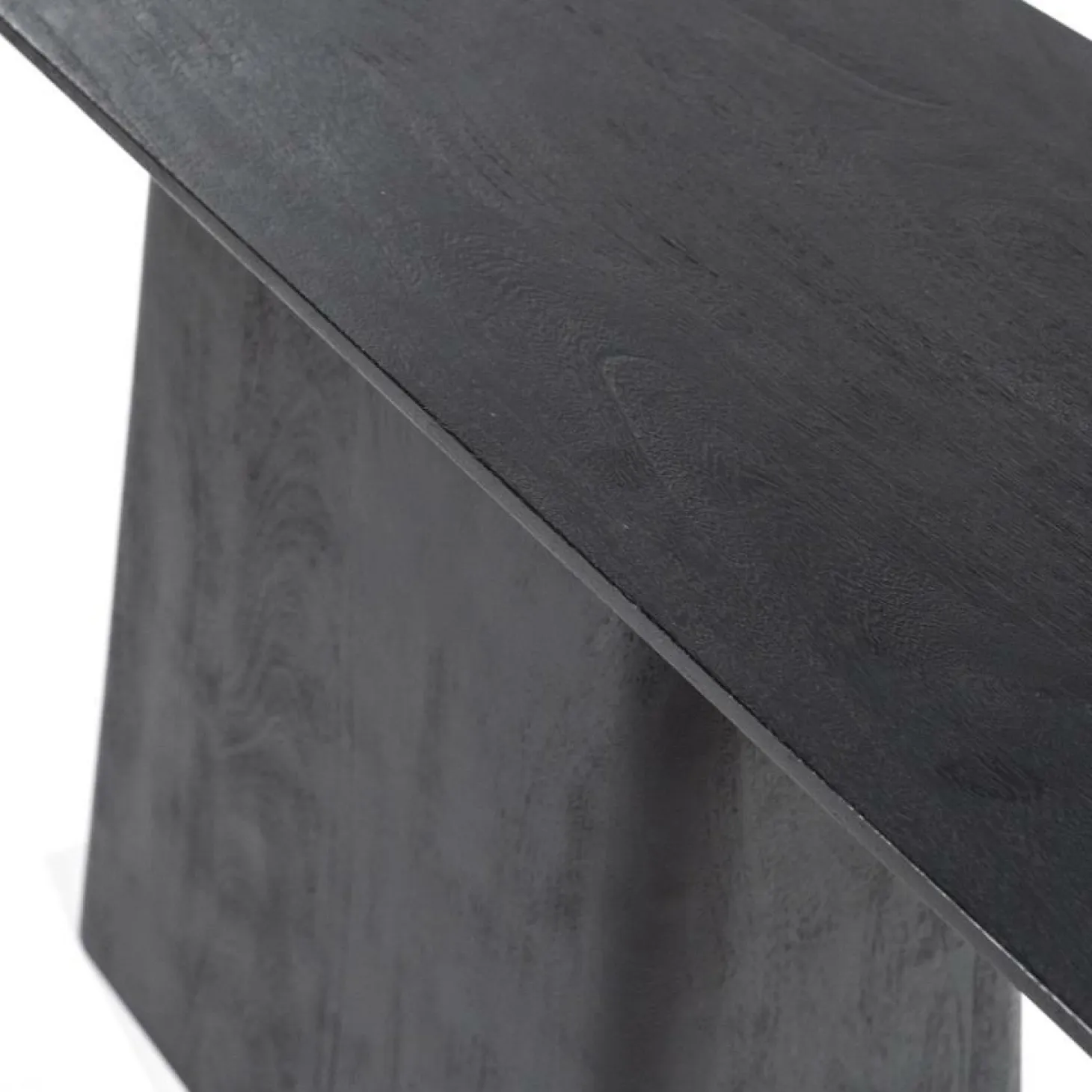 Sidetable Aron Mangohout - Zwart 180 cm - Loft24.nl