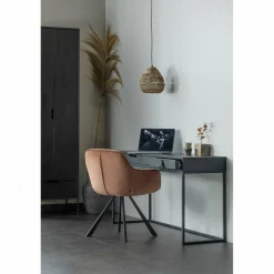 Sidetable Silas Grenen, 140cm, kleur Zwart - Loft24.nl