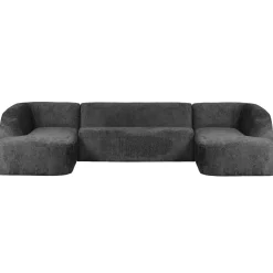 Sloping u-vorm bank structure velvet mountain - Loft24.nl