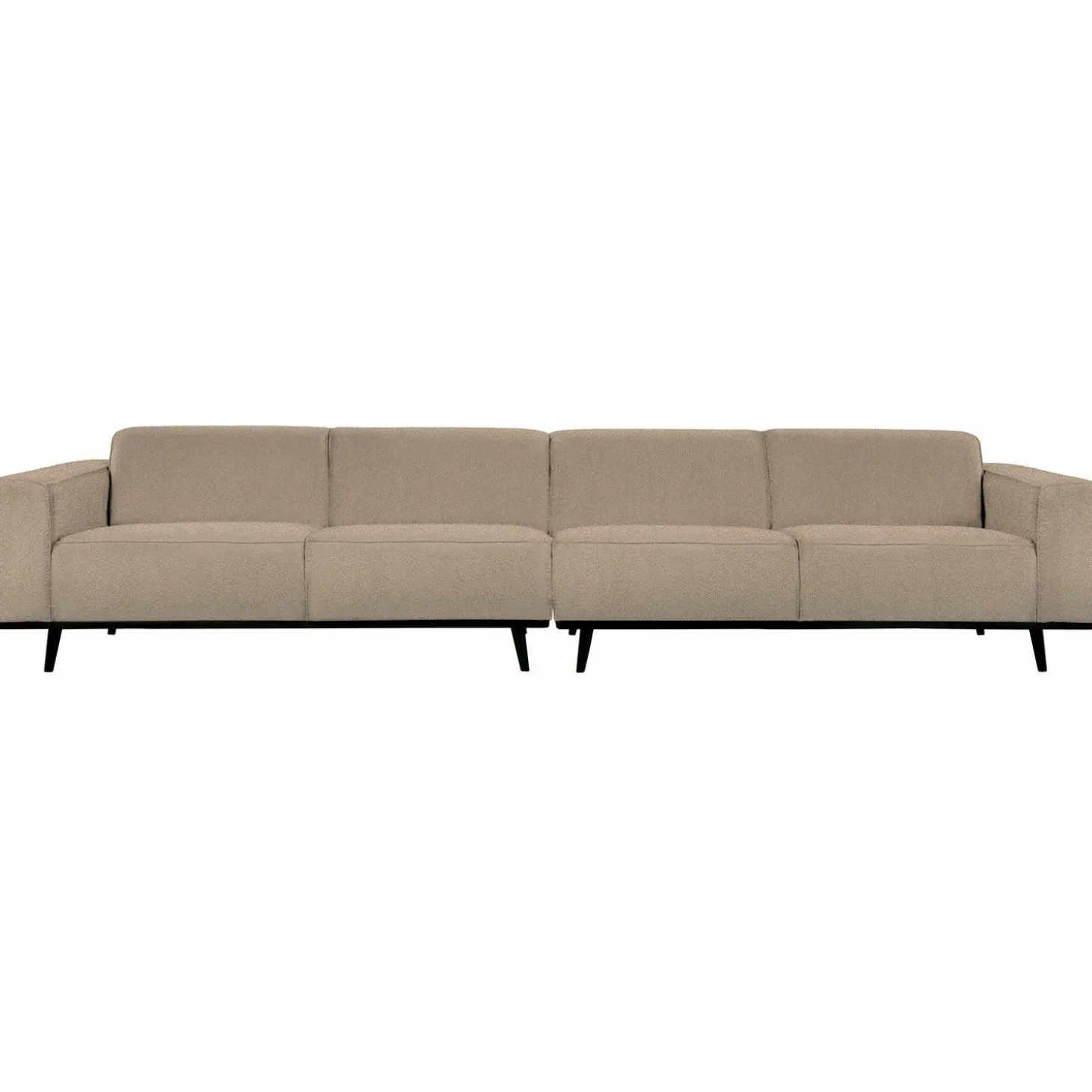 Statement xl 4-zits bank 372 cm boucle beige - Loft24.nl