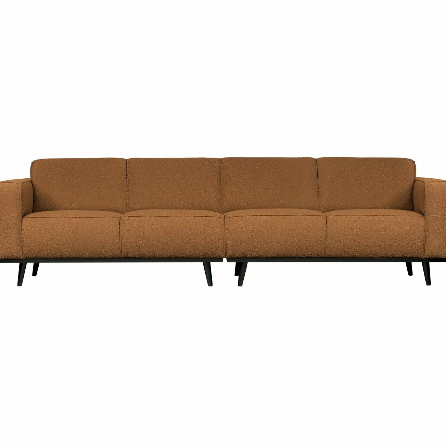 Statement 4-zits bank 280 cm boucle butter - Loft24.nl