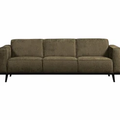 Statement 3-zits bank 230 cm structure velvet bonsai - Loft24.nl