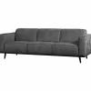 Statement 3-zits bank 230 cm structure velvet mountain - Loft24.nl