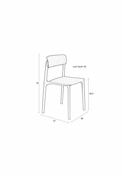 Stoel Clive - Licht groen - Loft24.nl