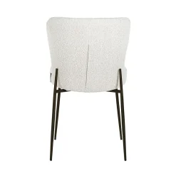 Stoel Darby white bouclé / black (Copenhagen 900 Bouclé White) - Loft24.nl
