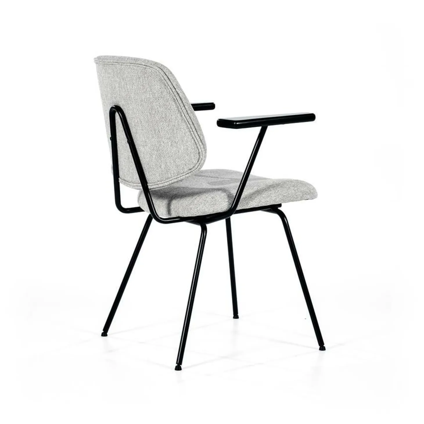 Stoel Lynn met armleuning - Grijs - Loft24.nl