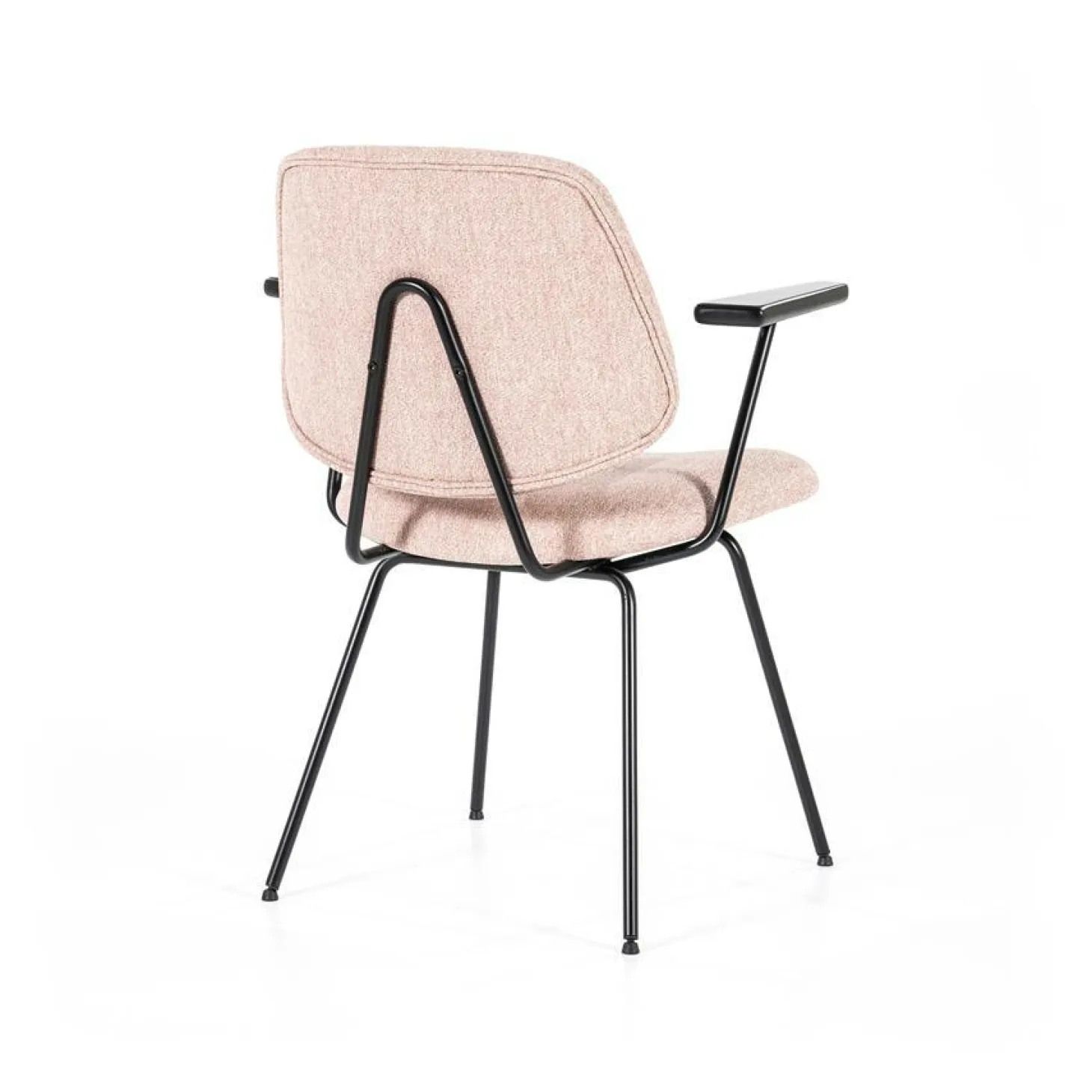 Stoel Lynn met armleuning - Roze - Loft24.nl