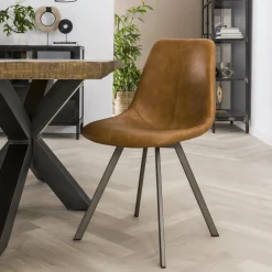 Stoel Zig Zag - Bruin - Loft24.nl