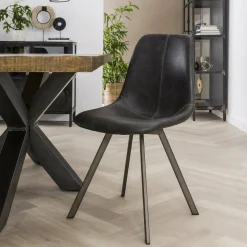 Stoel Zig Zag - Zwart - Loft24.nl