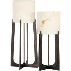 Tafellamp Loura Marmerlook - Loft24.nl