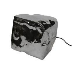 Tafellamp Rock 25cm Chromed Glass - Loft24.nl