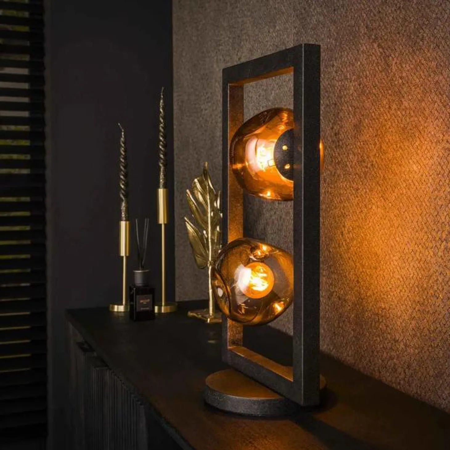 Tafellamp Stellar Ø15 cm - 2 Lampen - Loft24.nl
