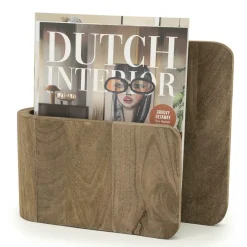Tijdschrifthouder Yomu Mangohout - Bruin - Loft24.nl