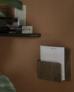 Tijdschrifthouder Yomu Mangohout - Bruin - Loft24.nl