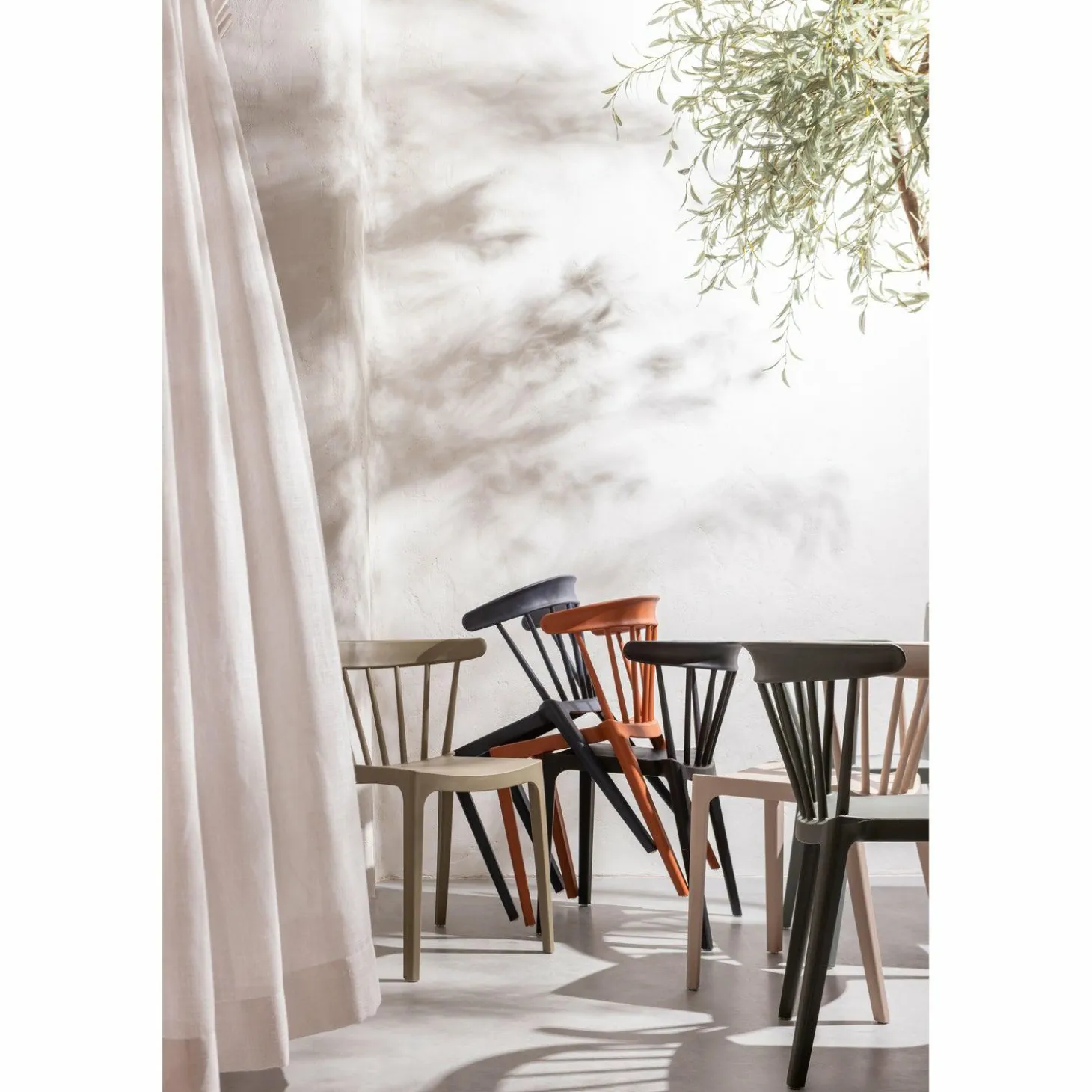 Tuin / Eetkamerstoel Bliss - Zwart - Loft24.nl