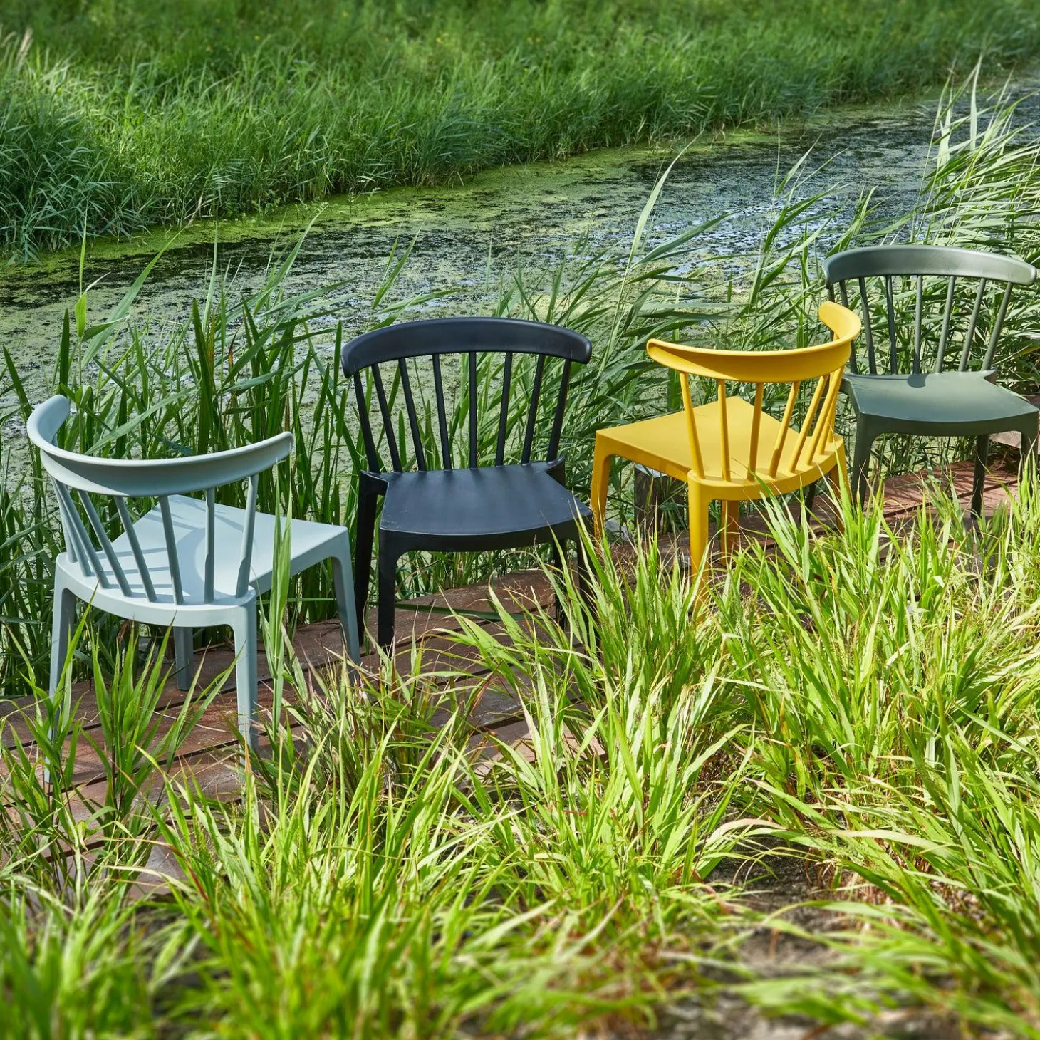 Tuin / Eetkamerstoel Bliss - Zwart - Loft24.nl