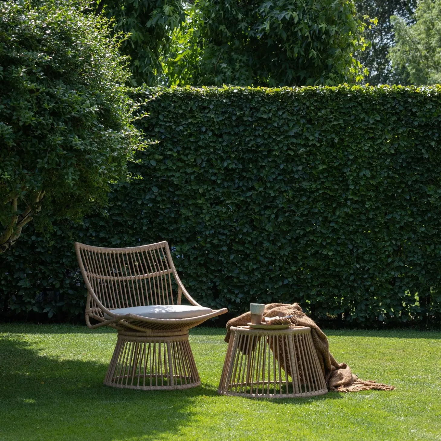 Tuinstoel Alatna Wicker - Naturel - Loft24.nl