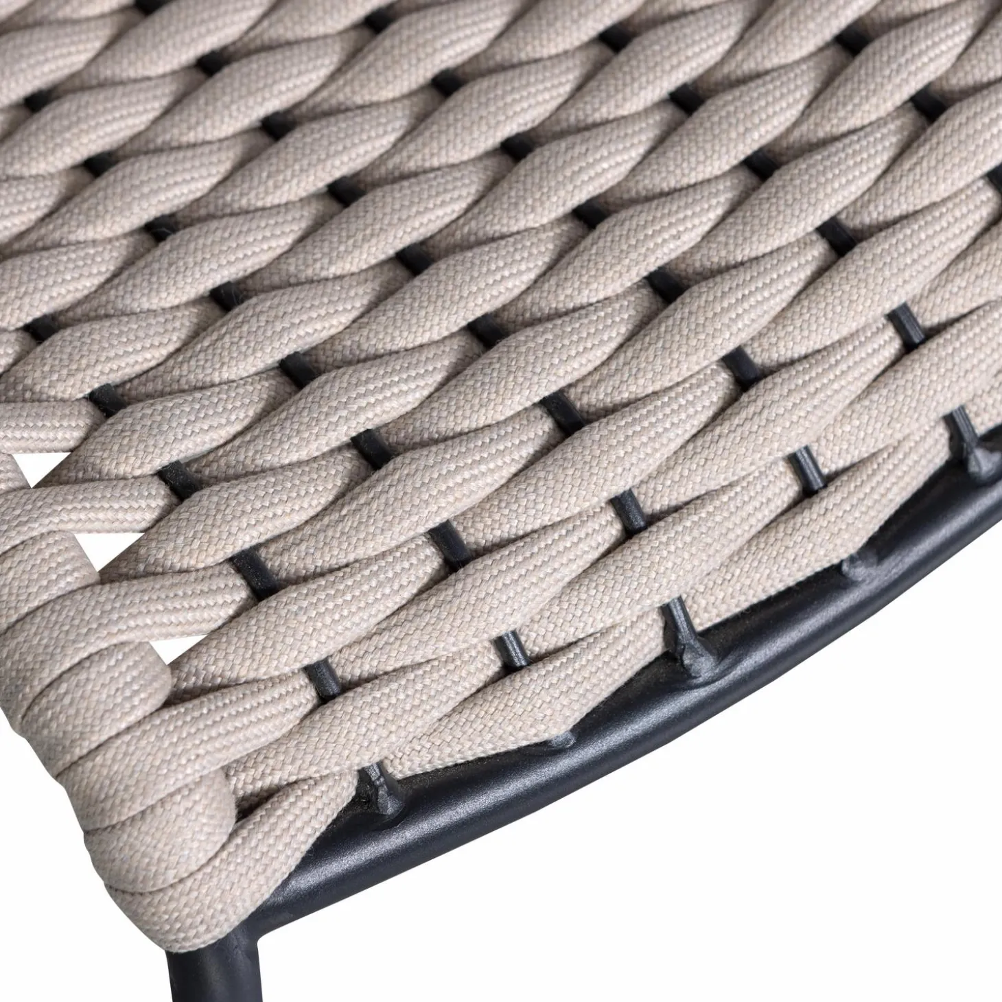 Tuinstoel Taku Touw - Zand - Loft24.nl