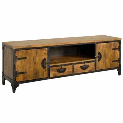 TV-meubel Basto 180 cm Mangohout - Loft24.nl