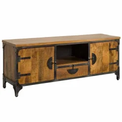 TV-meubel Basto 150 cm Mangohout - Loft24.nl