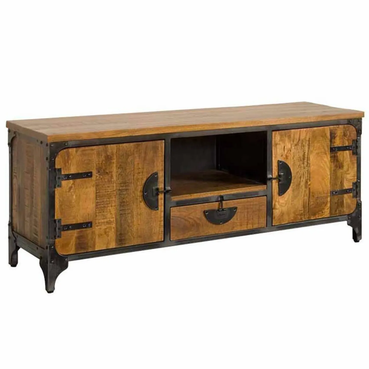 TV-meubel Basto 150 cm Mangohout - Loft24.nl