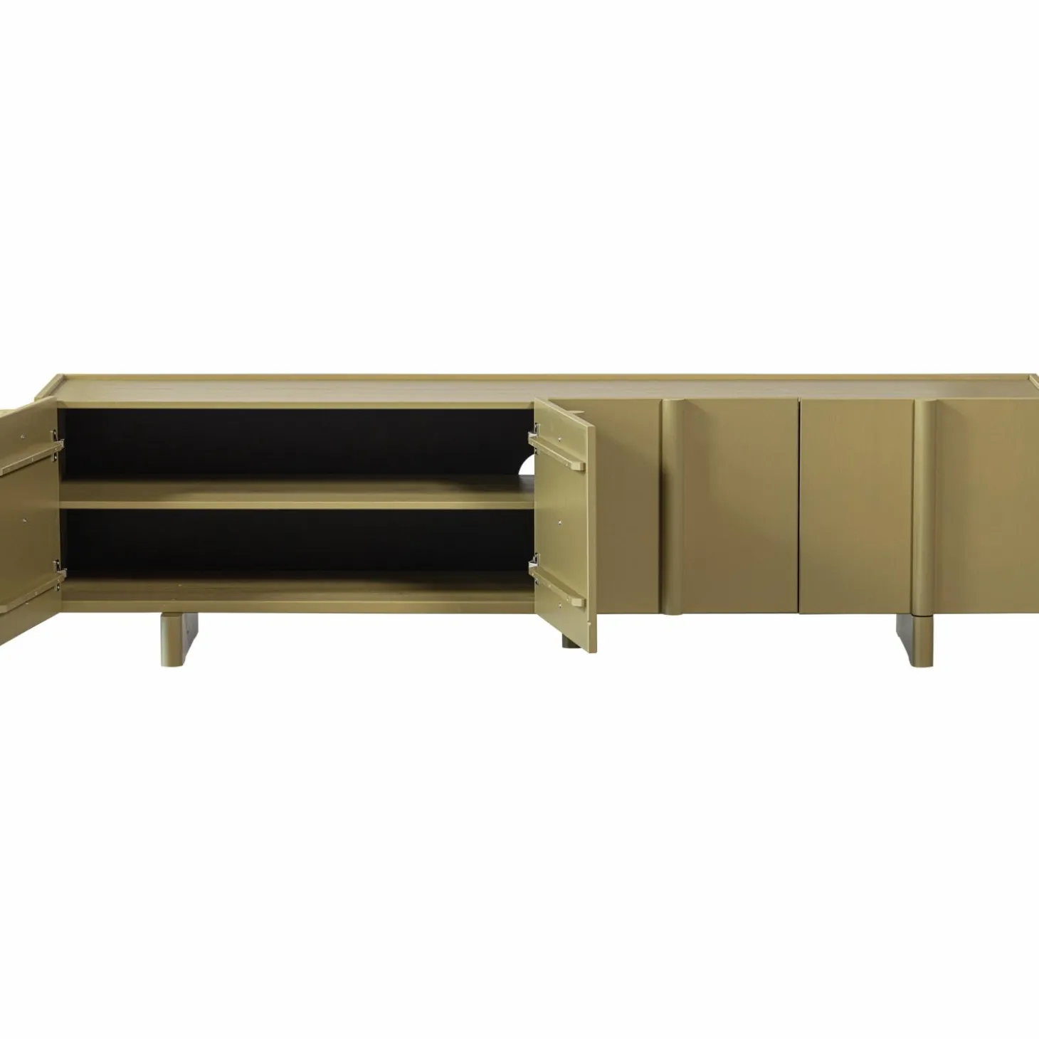 TV-meubel Basu Grenen 200cm - Moss - Loft24.nl