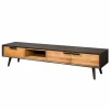 TV-meubel Bresso Eiken 200 cm - Loft24.nl
