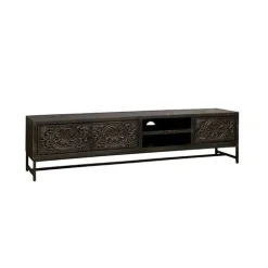 TV-meubel Casina 200 cm - Zwart - Loft24.nl