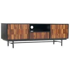 TV-meubel Dimaro Sheesham- en mangohout 145 cm - Loft24.nl