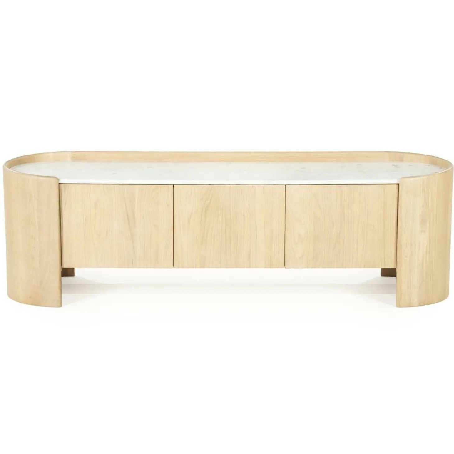 TV-meubel Don Marmer en eikenhout 165 cm - Loft24.nl