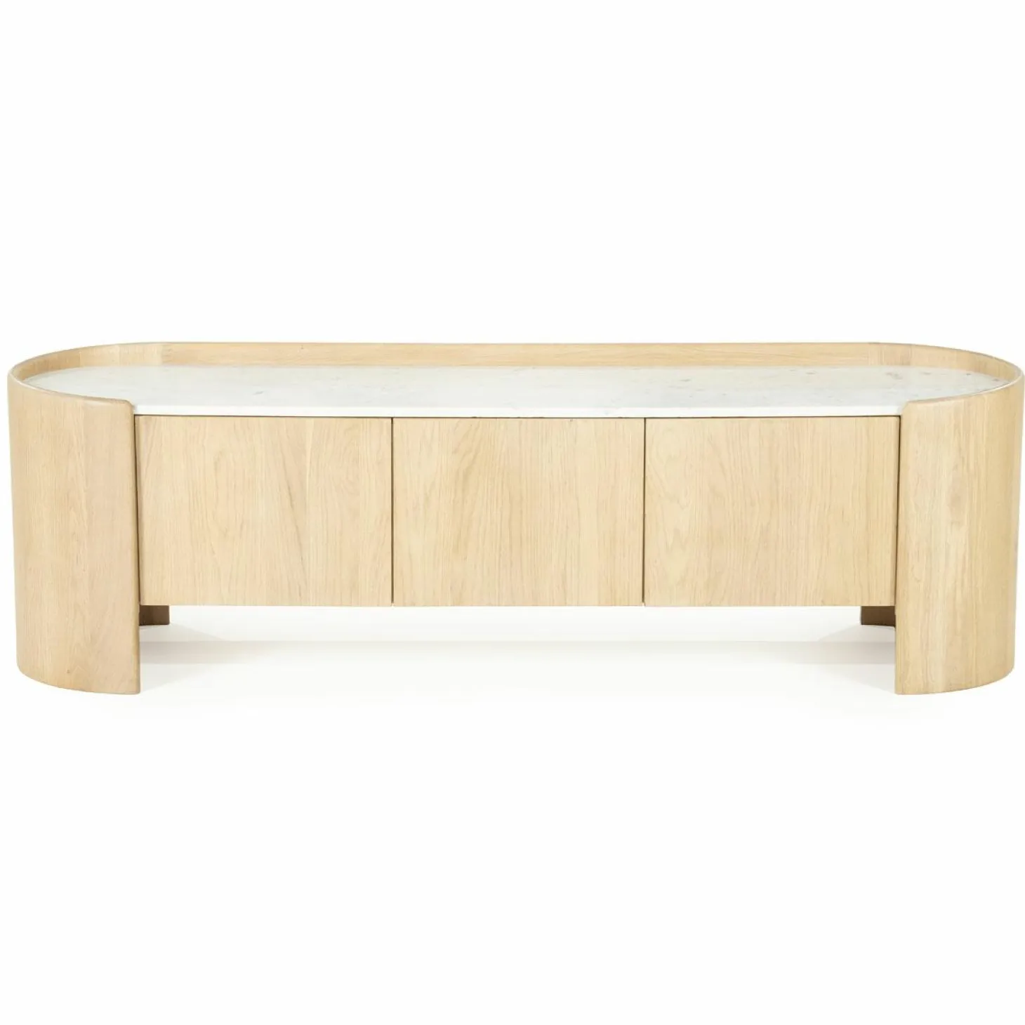TV-meubel Don Marmer en eikenhout 165 cm - Loft24.nl