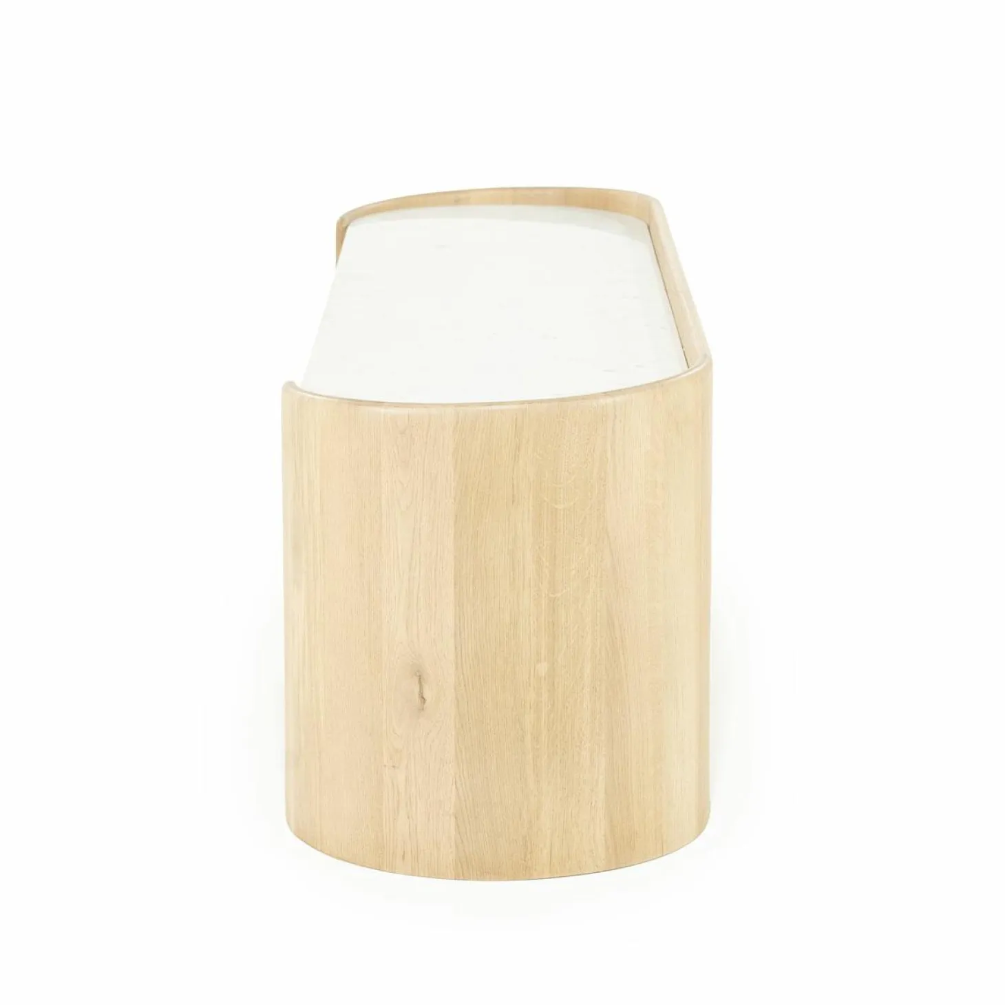 TV-meubel Don Marmer en eikenhout 165 cm - Loft24.nl