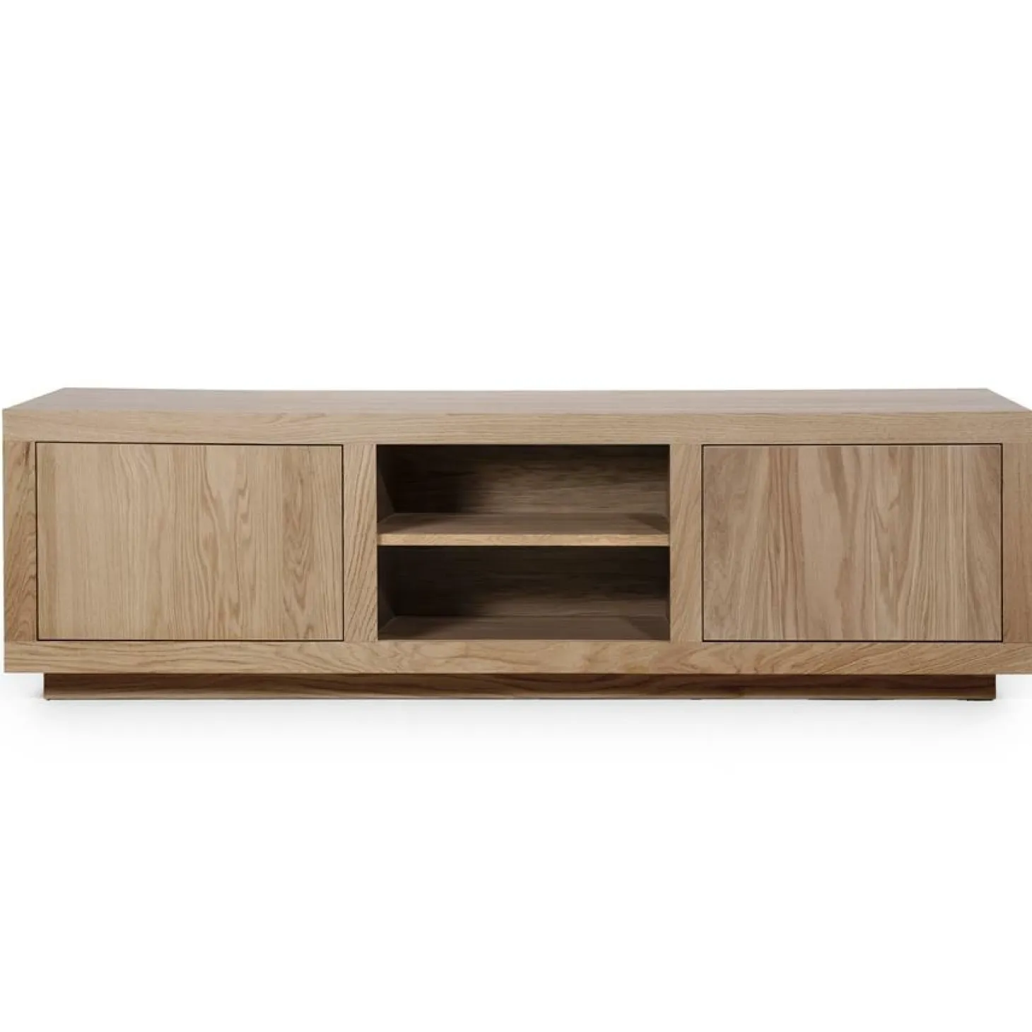 TV-meubel Helsinki Eikenhout 160 cm - Lichtbruin - Loft24.nl