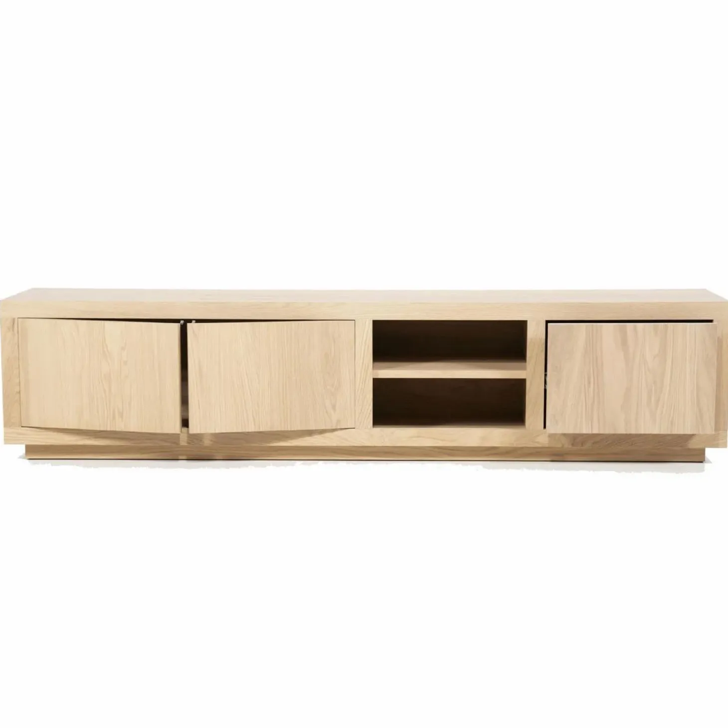 TV-meubel Helsinki Eikenhout 200 cm - Naturel - Loft24.nl