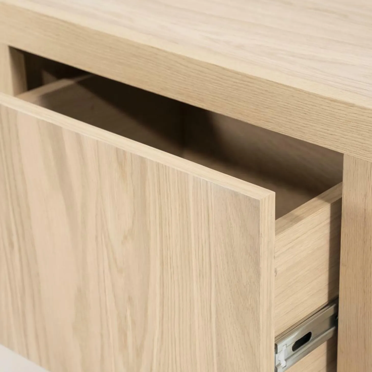 TV-meubel Helsinki Eikenhout 200 cm - Naturel - Loft24.nl