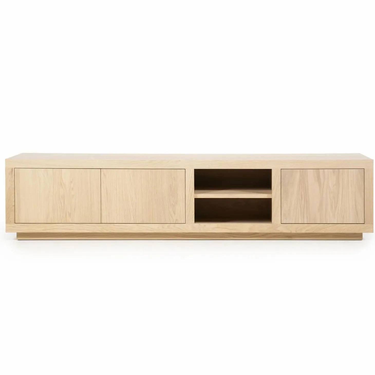 TV-meubel Helsinki Eikenhout 200 cm - Naturel - Loft24.nl
