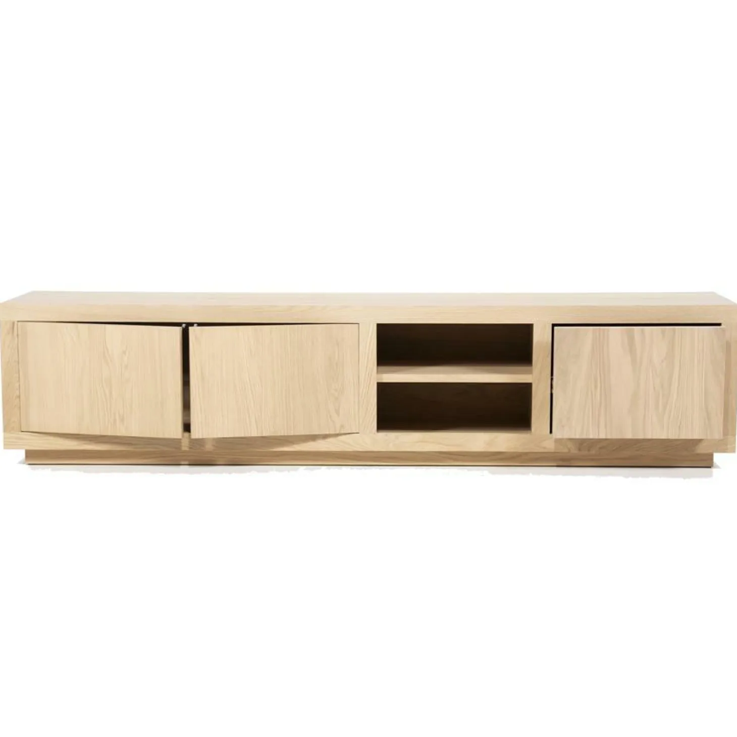 TV-meubel Helsinki Eikenhout 200 cm - Naturel - Loft24.nl