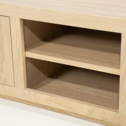 TV-meubel Helsinki Eikenhout 200 cm - Naturel - Loft24.nl
