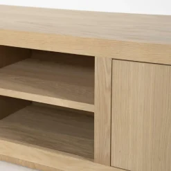 TV-meubel Helsinki Eikenhout 160 cm - Naturel - Loft24.nl
