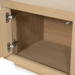 TV-meubel Helsinki Eikenhout 160 cm - Naturel - Loft24.nl