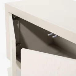 TV-meubel Helsinki Eikenhout 200 cm - Taupe - Loft24.nl