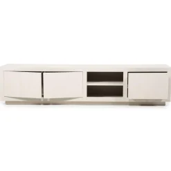 TV-meubel Helsinki Eikenhout 200 cm - Taupe - Loft24.nl