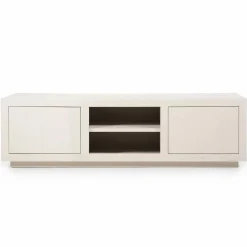 TV-meubel Helsinki Eikenhout 160 cm - Taupe - Loft24.nl
