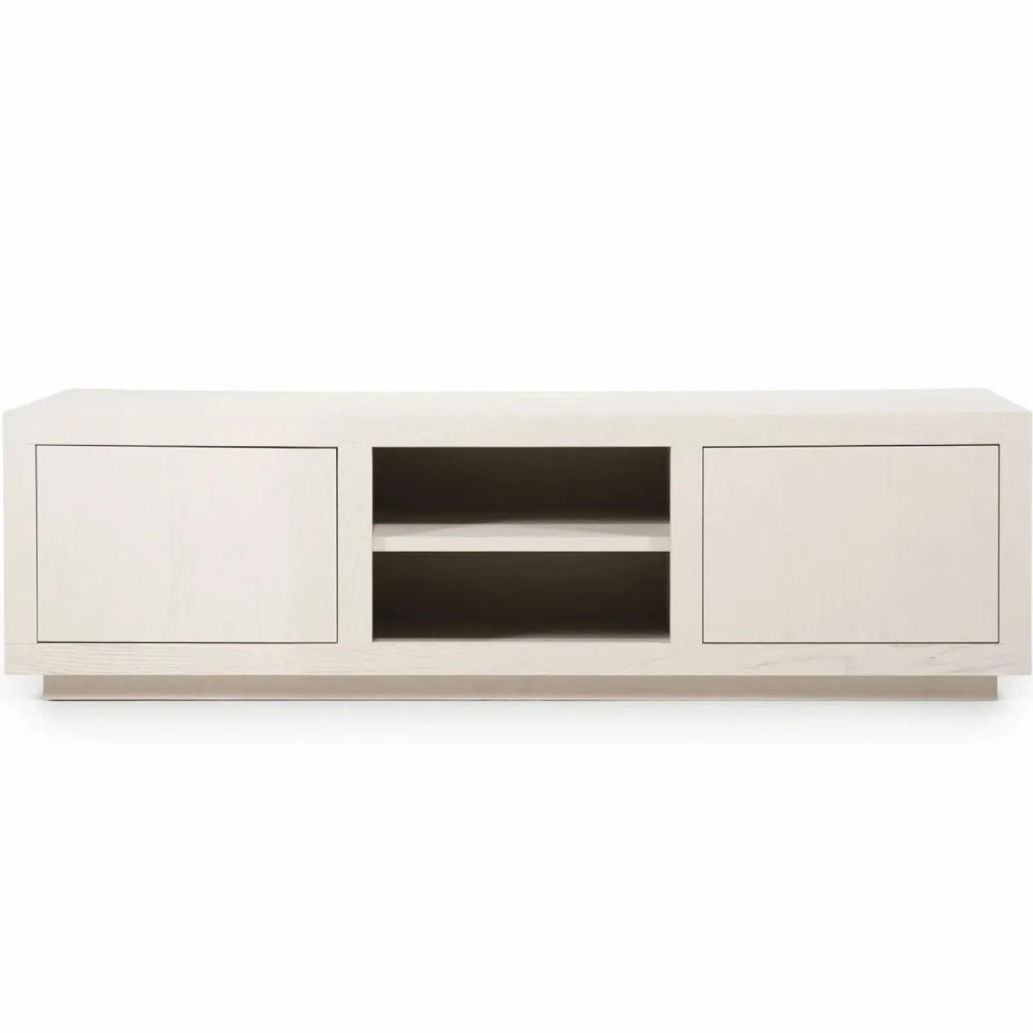 TV-meubel Helsinki Eikenhout 160 cm - Taupe - Loft24.nl