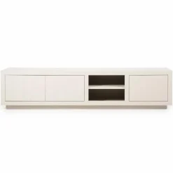 TV-meubel Helsinki Eikenhout 160 cm - Taupe - Loft24.nl