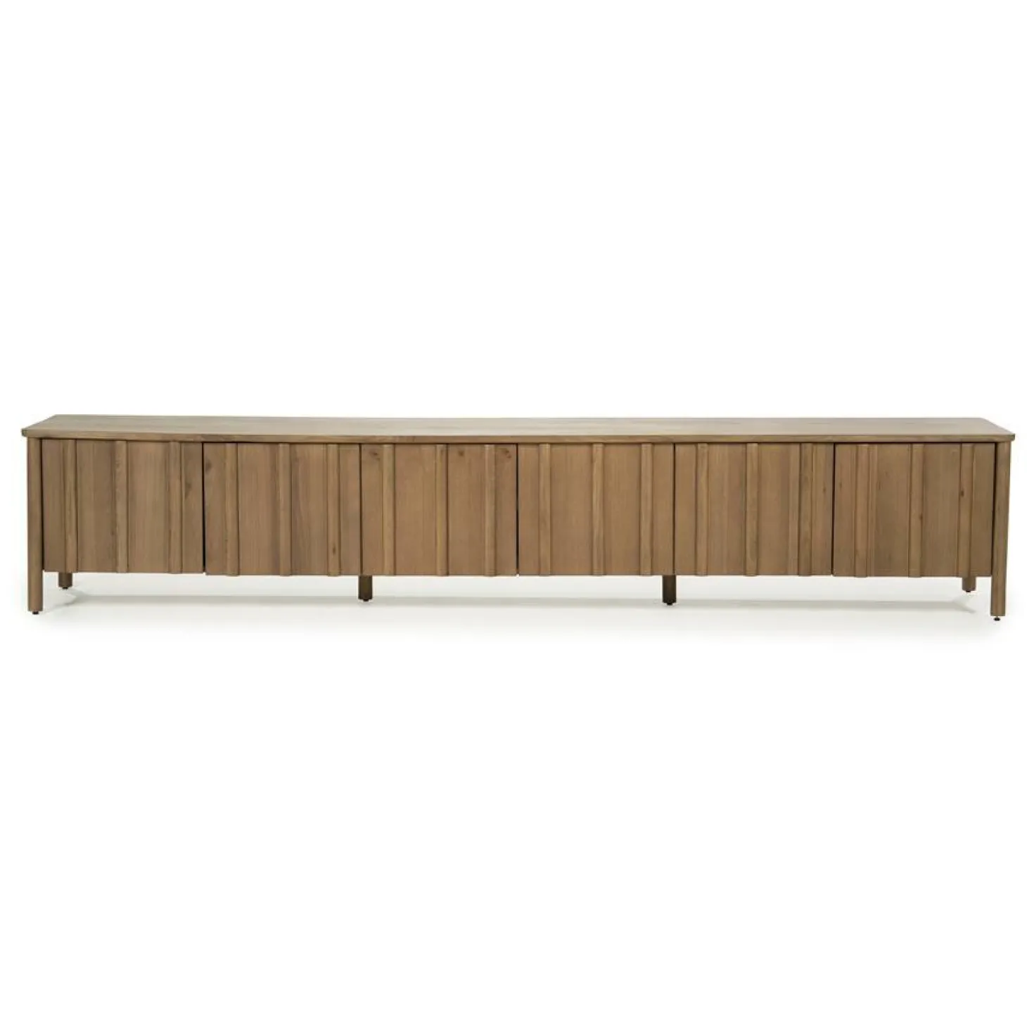 TV meubel Jake Eikenhout 264 cm - bruin - Loft24.nl